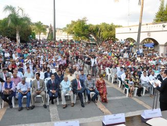 Anthony Domínguez rinde su primer informe de gobierno