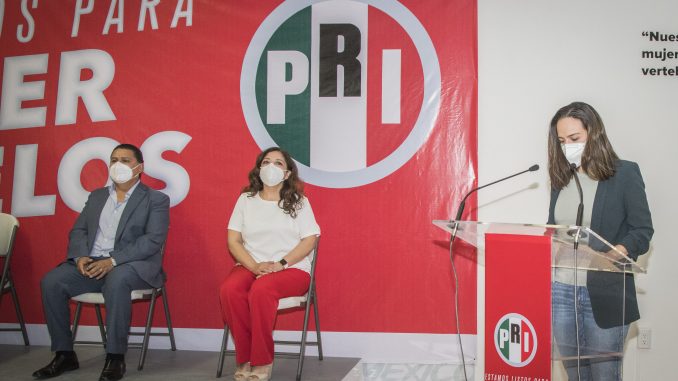 Lourdes Riva Palacio Lavín, fue la elegida para buscar la diputación local por el Segundo Distrito de Morelos por el PRI